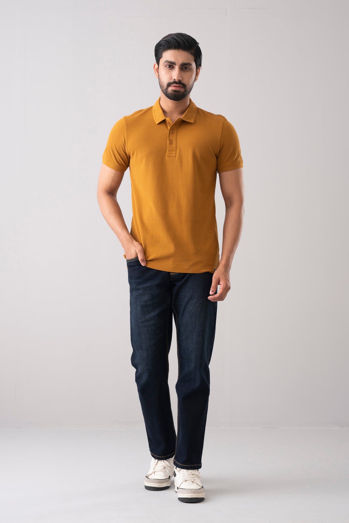 Regular Fit Solid Polo Shirt
