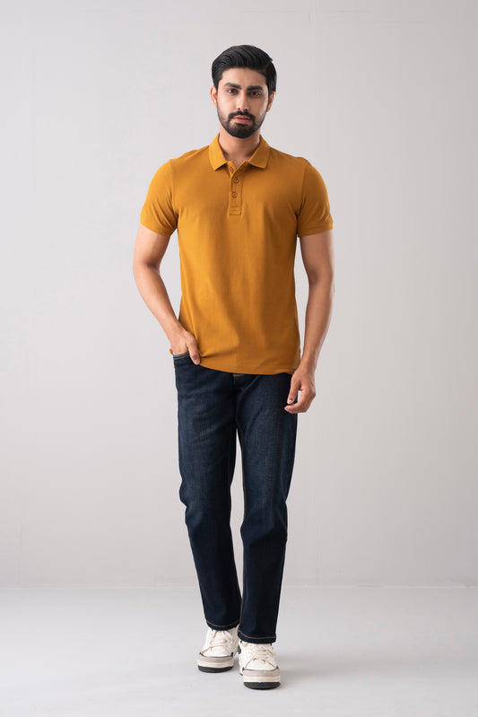 Men’s Regular Fit Solid Polo Shirt