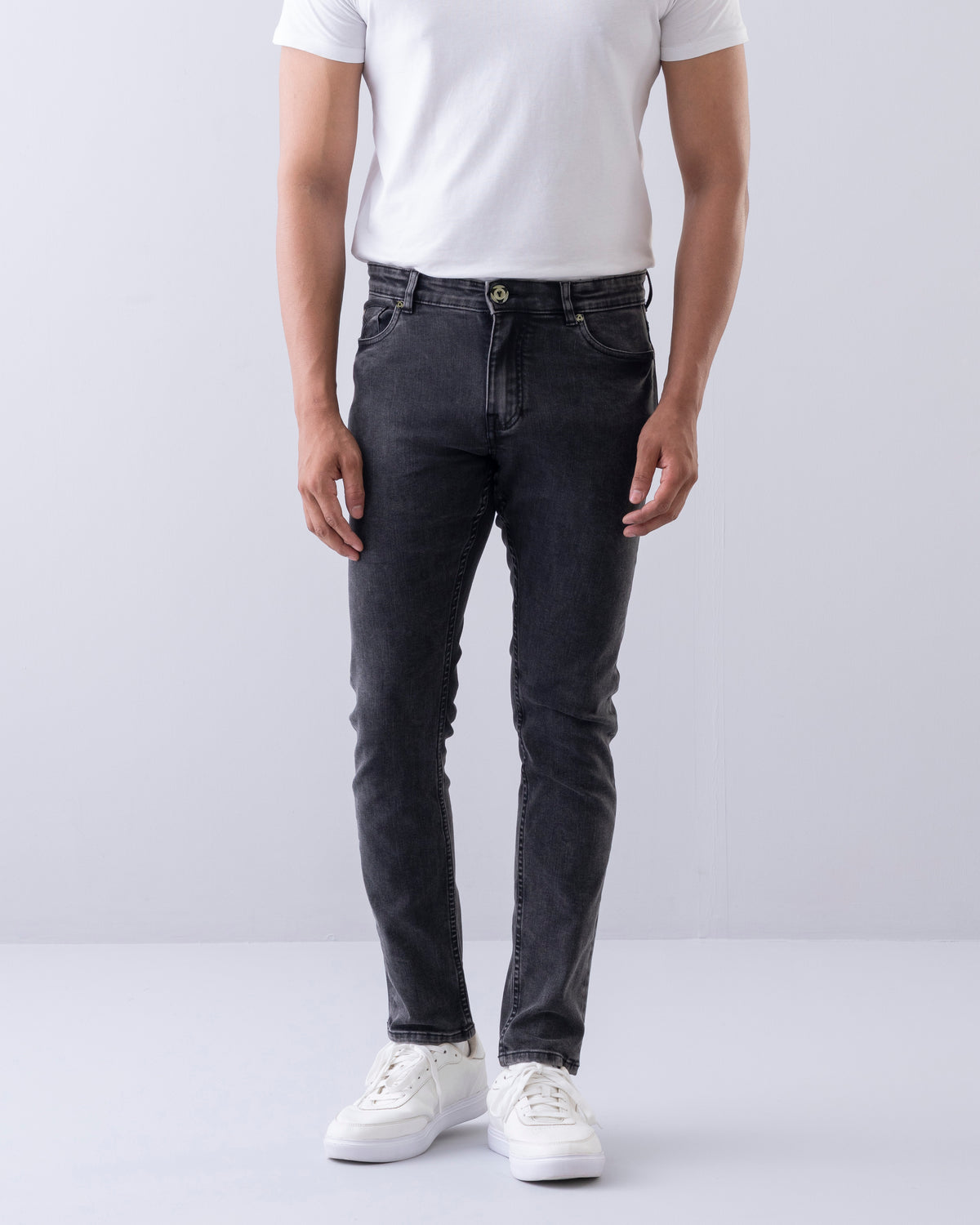 Slim Fit Black Jeans