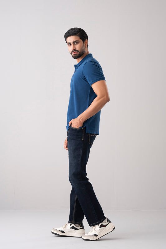 Men’s Regular Fit Solid Polo Shirt