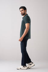 Regular Fit Solid Polo Shirt
