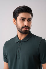 Regular Fit Solid Polo Shirt