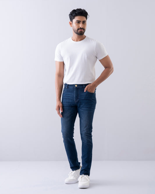 Tapered fit Pale Blue Jeans