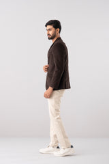 Regular Fit Corduroy Semi-Formal Blazer