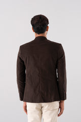 Regular Fit Corduroy Semi-Formal Blazer