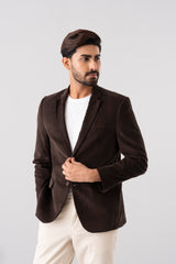 Regular Fit Corduroy Semi-Formal Blazer