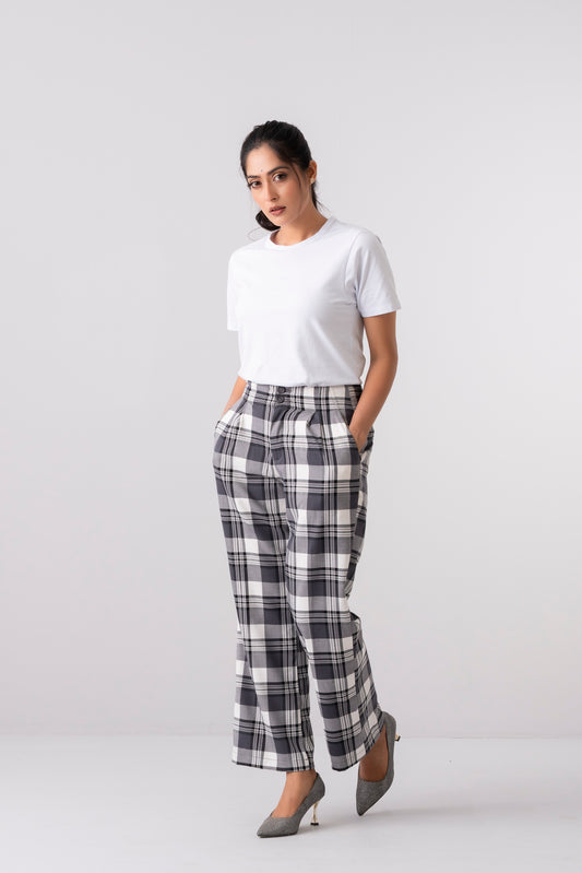 Checkered Fashion Trousers