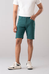 Slim Fit Solid Shorts