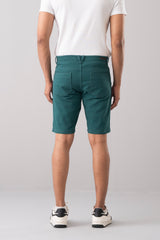 Slim Fit Solid Shorts