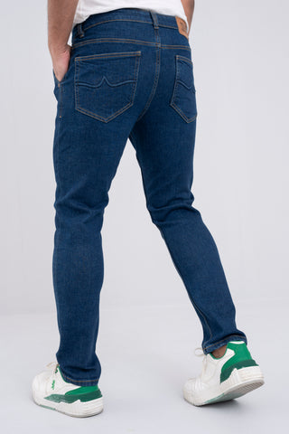 Raw Blue Tapered Fit Jeans