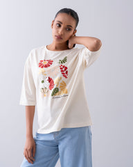 Oversized Fit Printed T-Shirt