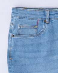 Straight Fit Blue Jeans
