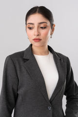 Smart Casual Knit Blazer