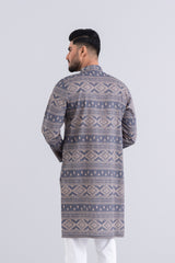 Regular Fit Printed Cotton Panjabi