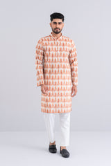 Regular Fit Printed Cotton Panjabi
