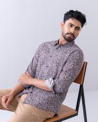 Regular Fit Printed Casual Shirt