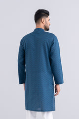 Slim Fit Printed Cotton Panjabi