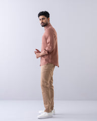 Regular Fit Solid Casual Shirt