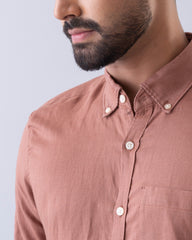Regular Fit Solid Casual Shirt