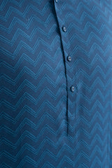 Slim Fit Printed Cotton Panjabi