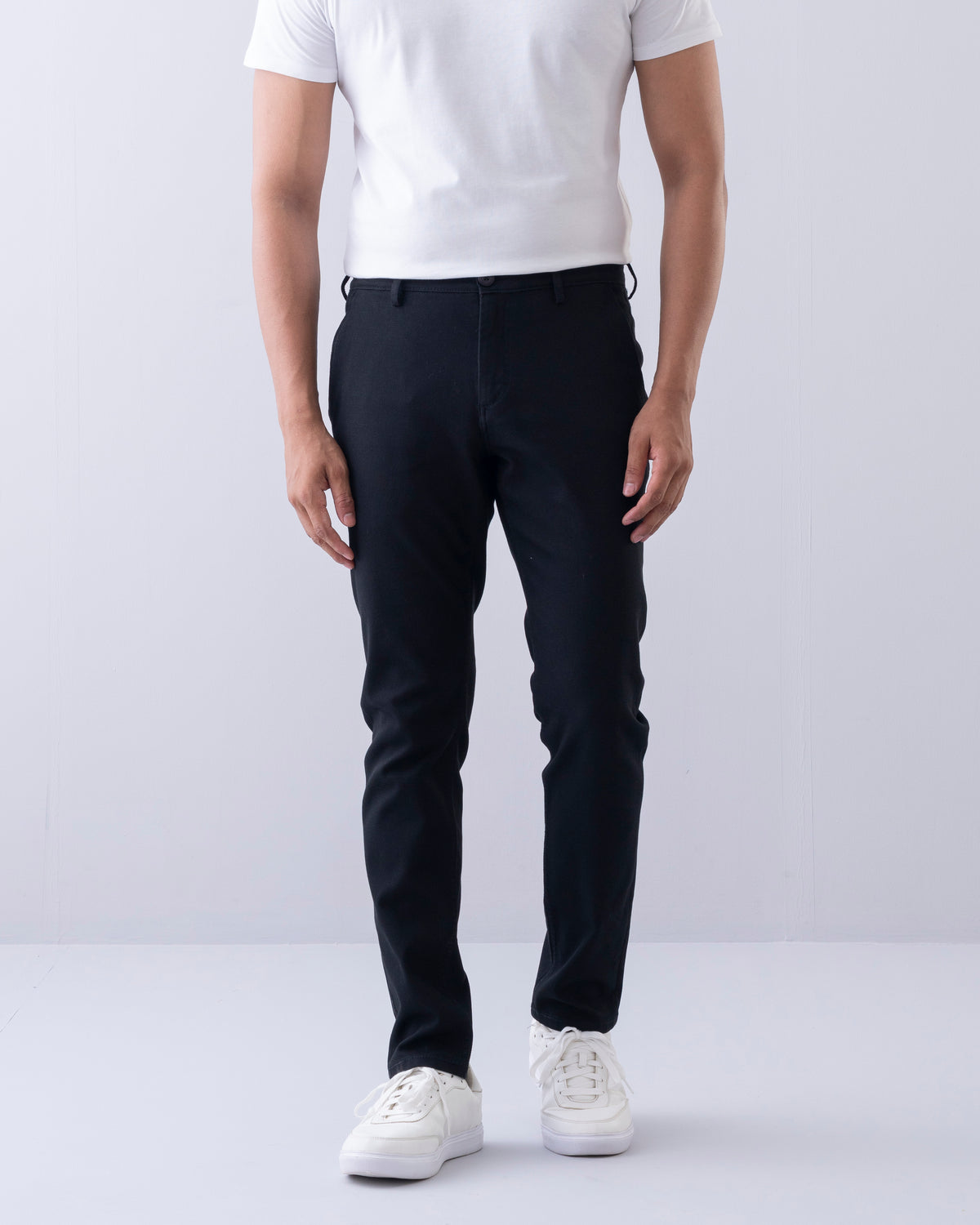 Slim Fit Texture Chinos