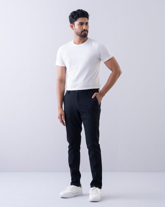 Slim Fit Texture Chinos