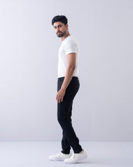 Slim Fit Texture Chinos