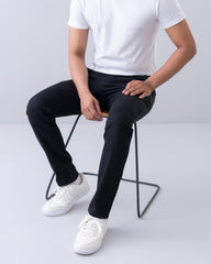 Slim Fit Texture Chinos