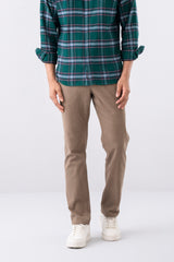 Regular Fit Textured Chinos