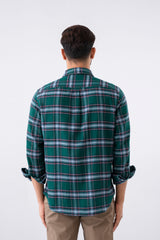 Regular Fit Checkered Casual Shirt