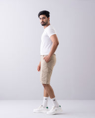 Regular Fit Solid Shorts