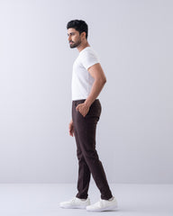 Slim Fit Texture Chinos