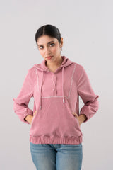 Regular Fit Embroidered Hoodie