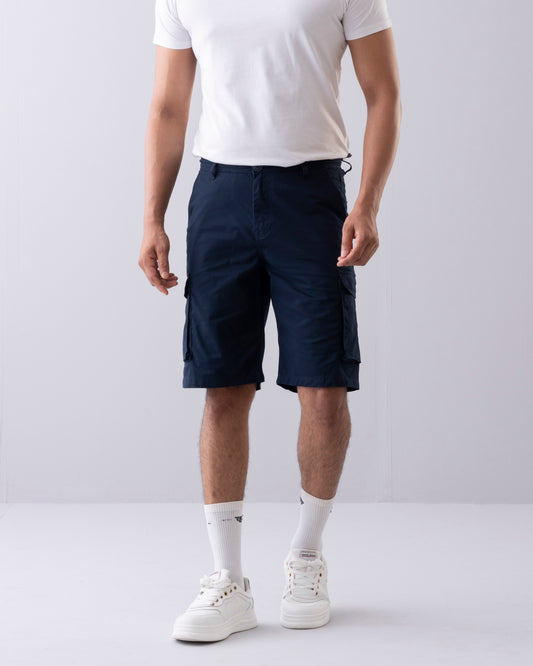 Regular Fit Solid Shorts