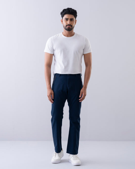 Straight Fit Fashion Trousers