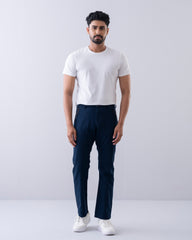 Straight Fit Fashion Trousers