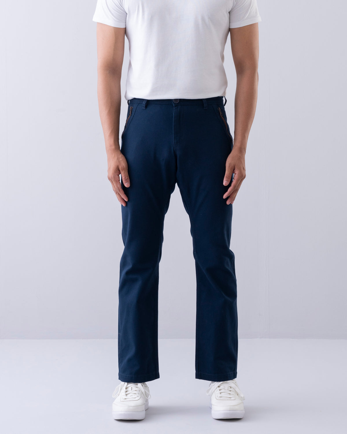 Straight Fit Fashion Trousers
