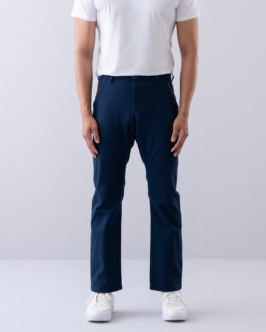 Straight Fit Fashion Trousers