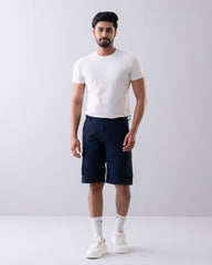 Regular Fit Solid Shorts