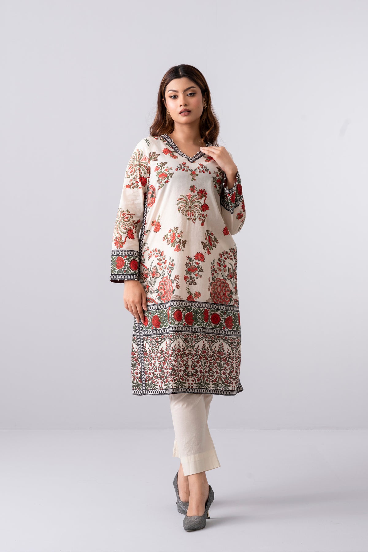 Smart Fit Digital Printed Lawn Kurta