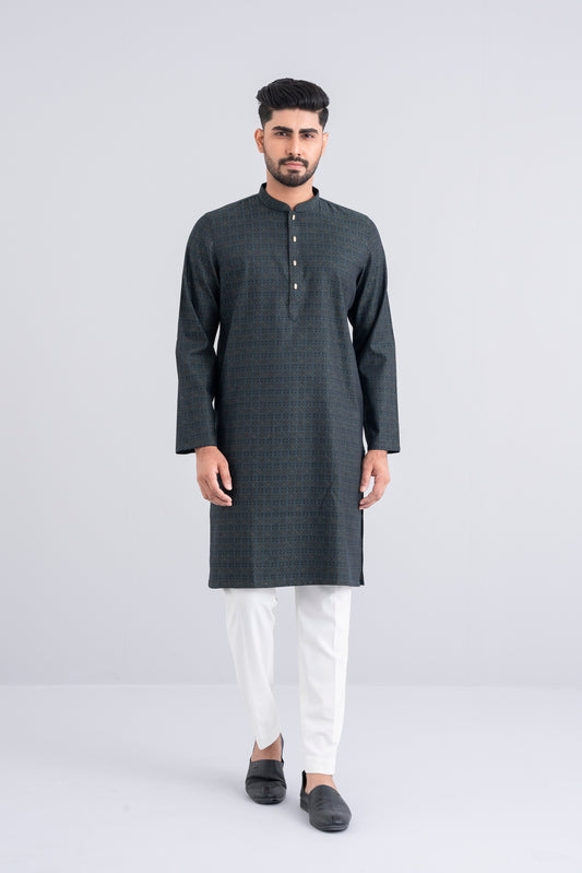 Regular Fit Semi-Formal Cotton Panjabi