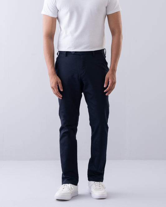 Regular Fit Solid Chinos
