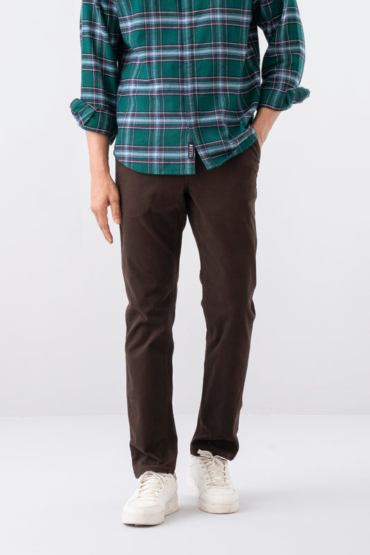 Regular Fit Textured Chinos