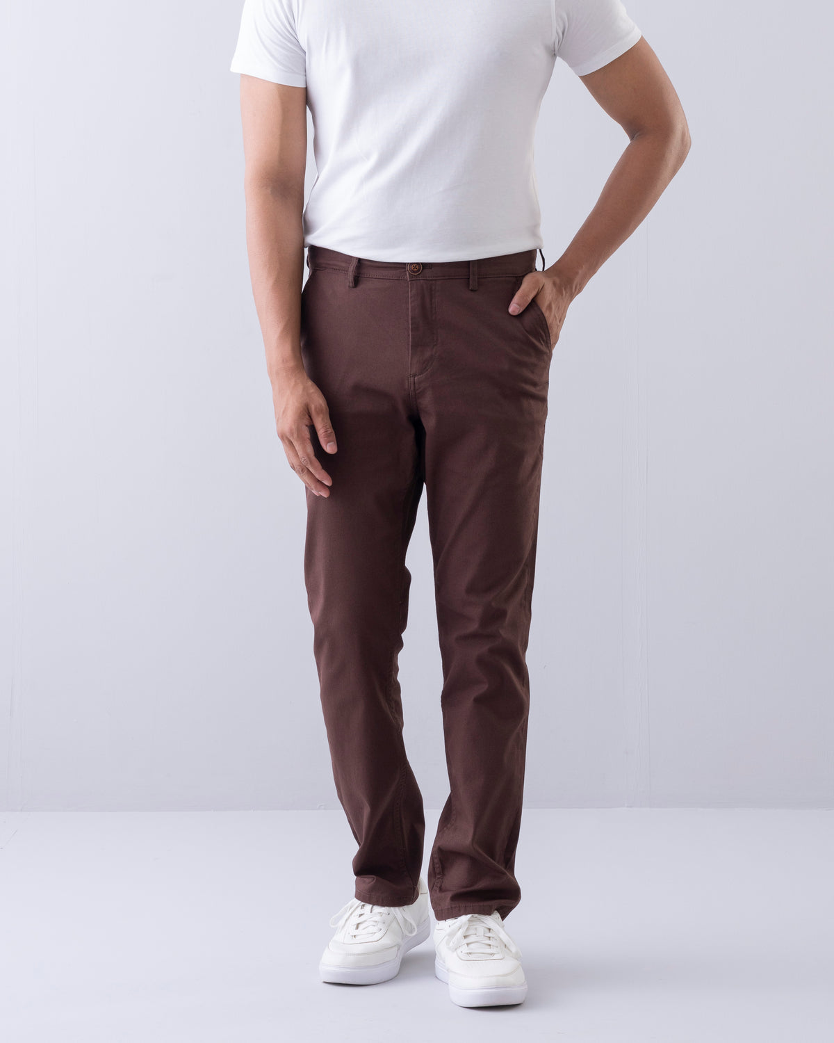 Regular Fit Texture Chinos