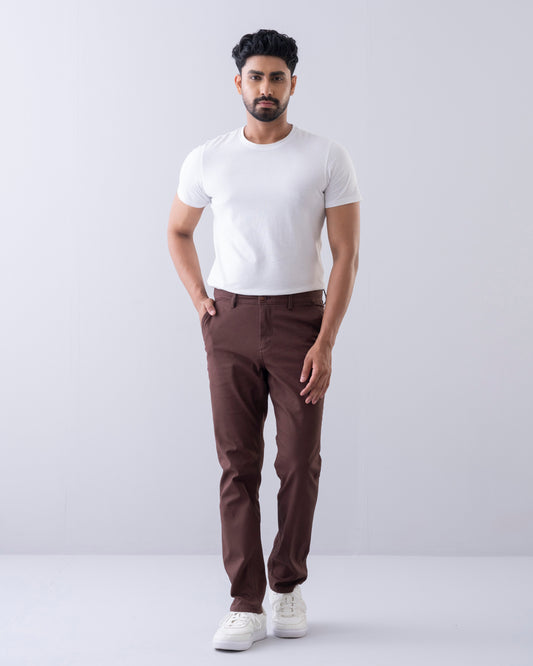 Regular Fit Texture Chinos
