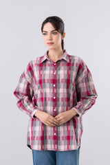 Relaxed Fit Checkered Casual Shirt