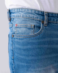 Straight Fit Blue Jeans