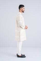 Regular Fit Printed Cotton Panjabi