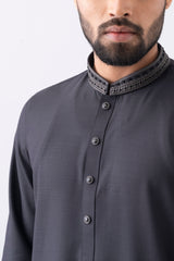 Regular Fit Embroidered Formal Ethnic Kurta Set