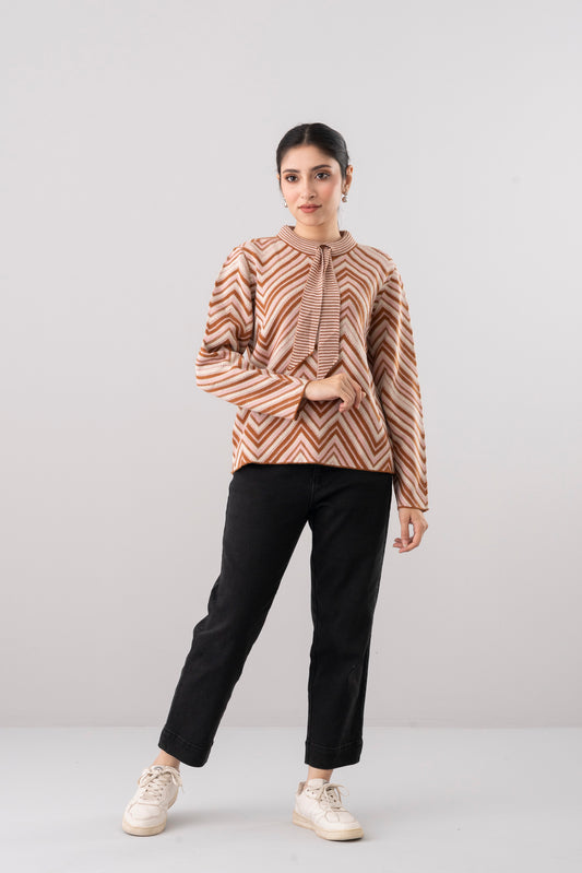 Boxy Fit Full-Sleeve Sweater